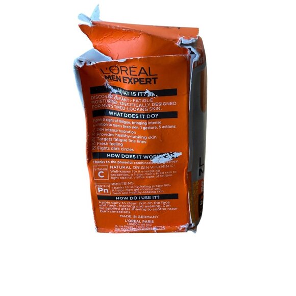 L'OREAL MEN EXPERT HYDRA ENERGETIC 24h Anti Fatique Moisturizer 50ml - Picture 6 of 6